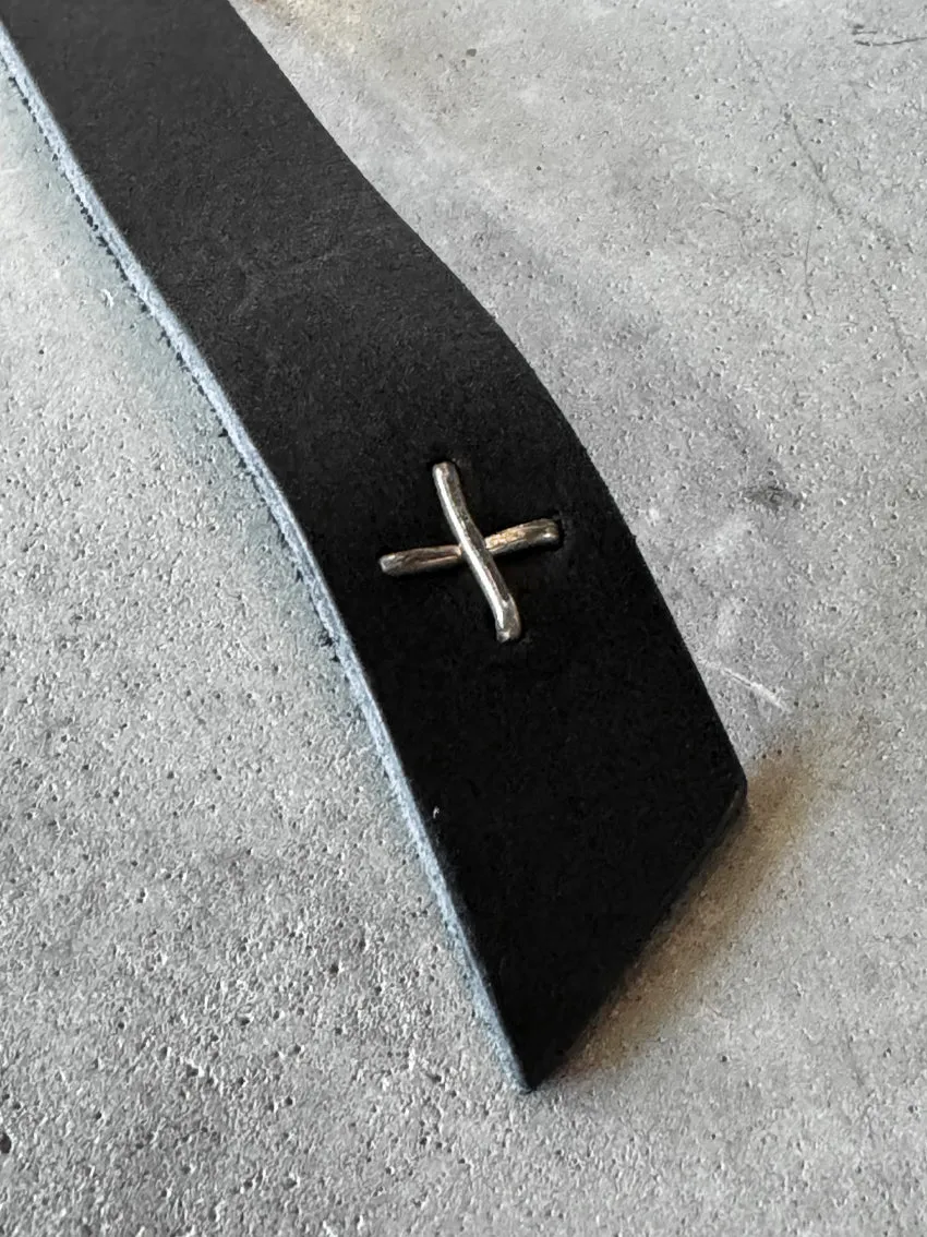 M.A  Double Oval Buckle Medium Belt