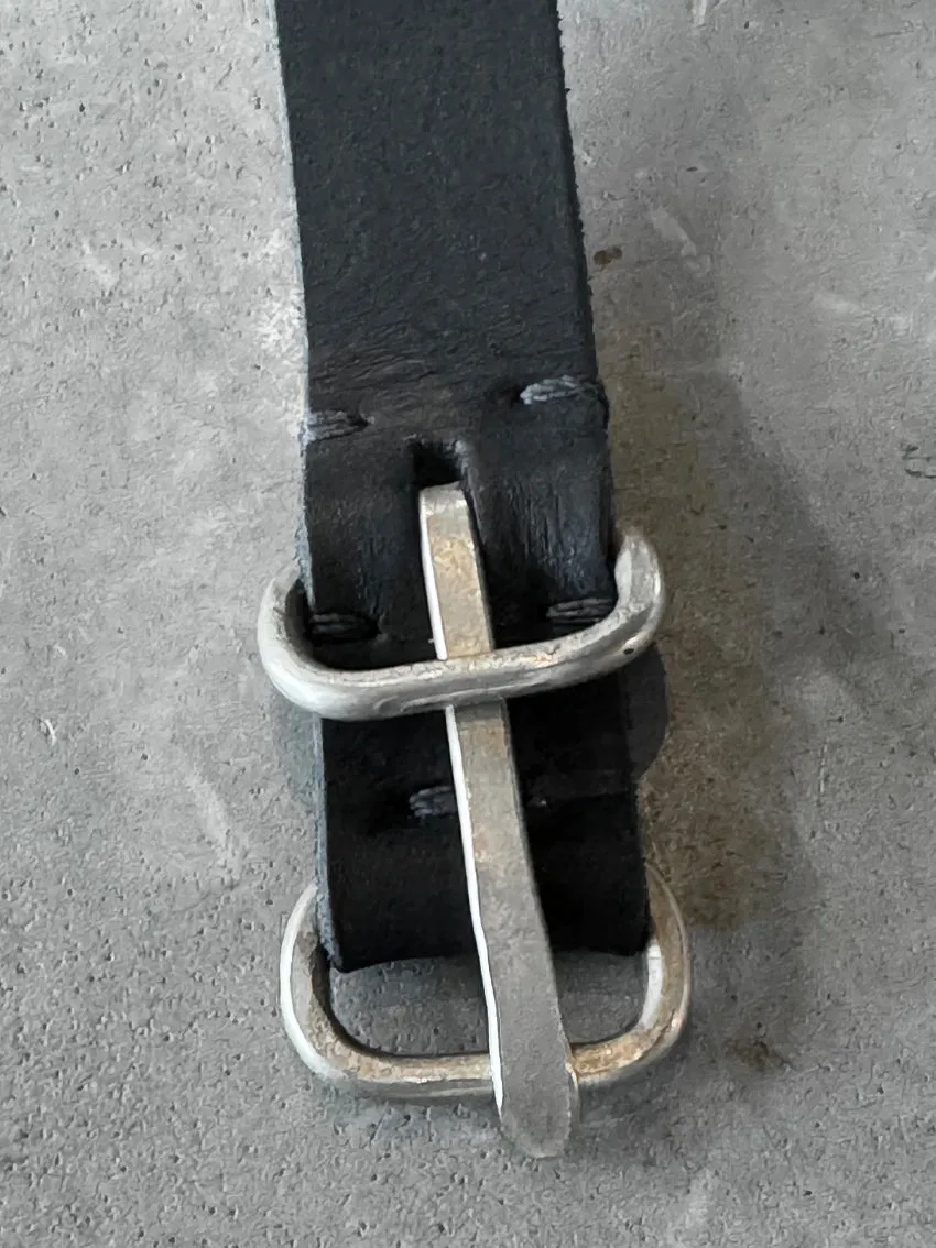 M.A  Double Oval Buckle Medium Belt