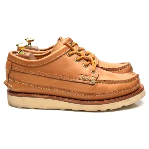 'Maine Guide' Tan Brown Leather Derby UK 7 US 8 E
