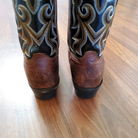 Masterson Boot Co. Men’s Leather Cowboy Western Boots Size 10