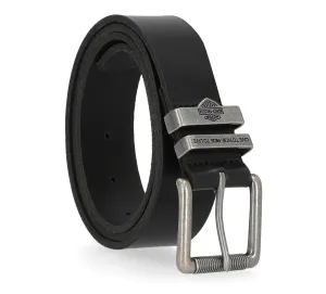 Mens Live To Ride Metal Keeper Belt - Brown