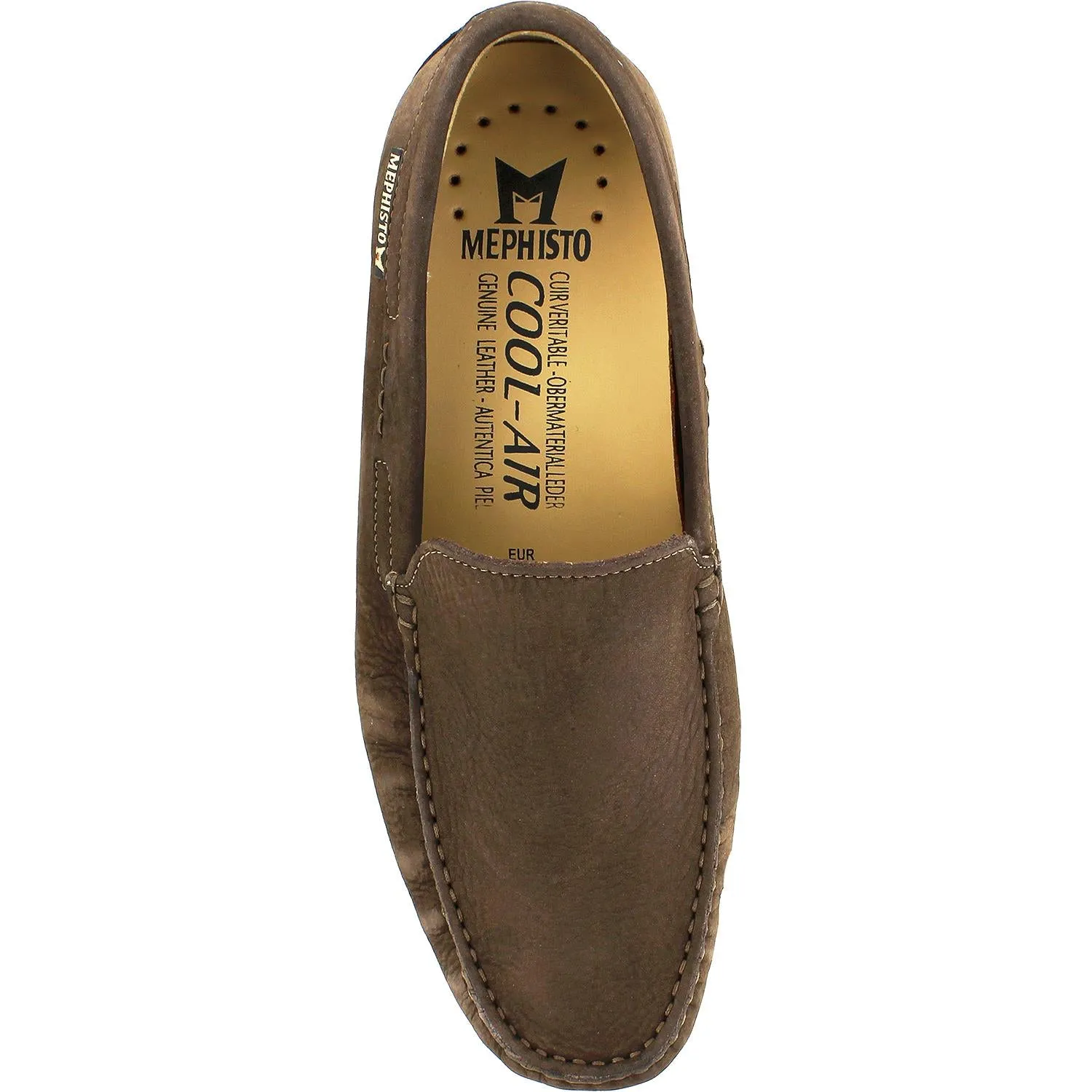 Men's Mephisto Algoras Dark Brown Nubuck