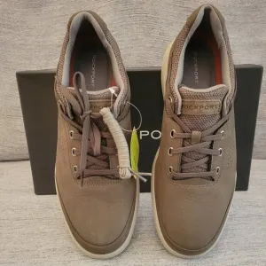 Men's Rockport Zaden UBal Oxford Sneaker Breen Embossed Nubuck/Suede