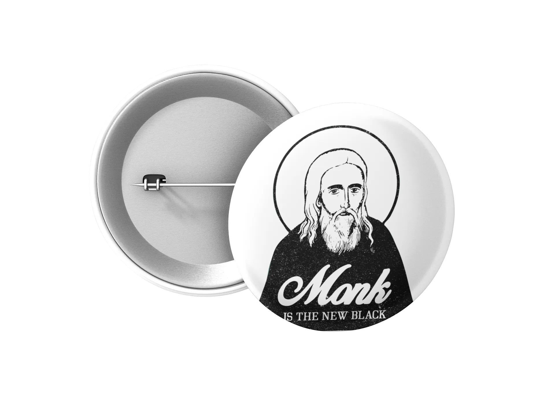 Monk Is The New Black Button