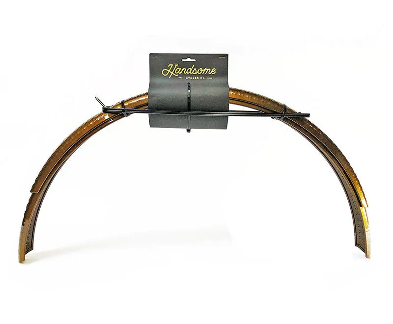 Mud Butler Hammered Aluminum Fenders, Antique Gold, 700c x 45mm