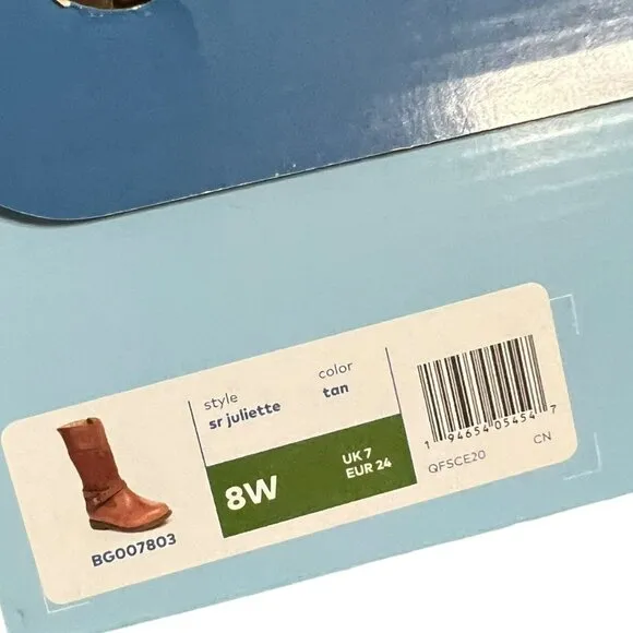 NEW Stride Rite 8W Tan Juliette Boots
