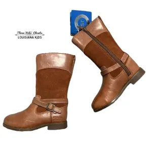 NEW Stride Rite 8W Tan Juliette Boots