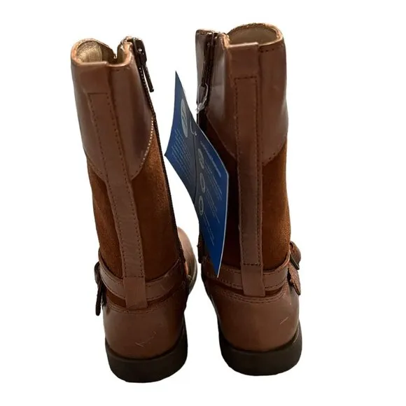 NEW Stride Rite 8W Tan Juliette Boots