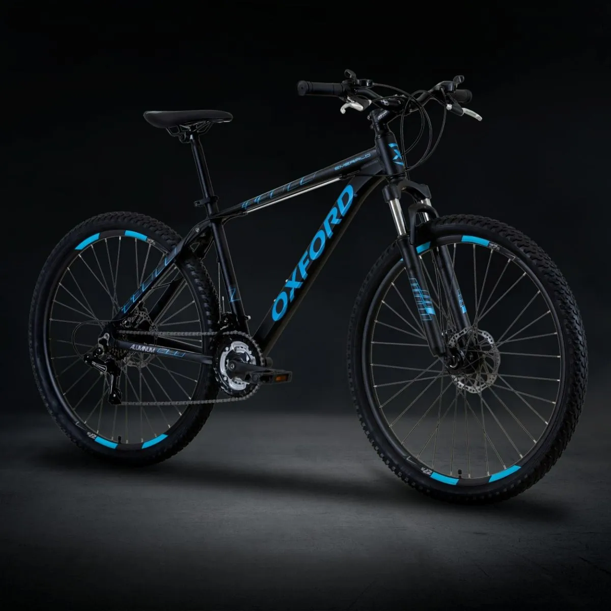 Oxford Bicicleta Aro 27.5 Emerald Negro/Celeste