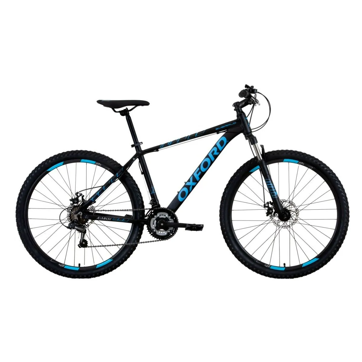 Oxford Bicicleta Aro 27.5 Emerald Negro/Celeste