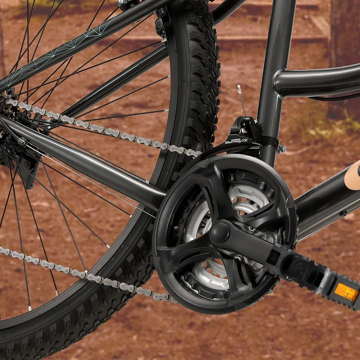 Oxford Bicicleta Aro 27.5 Luna Grafito