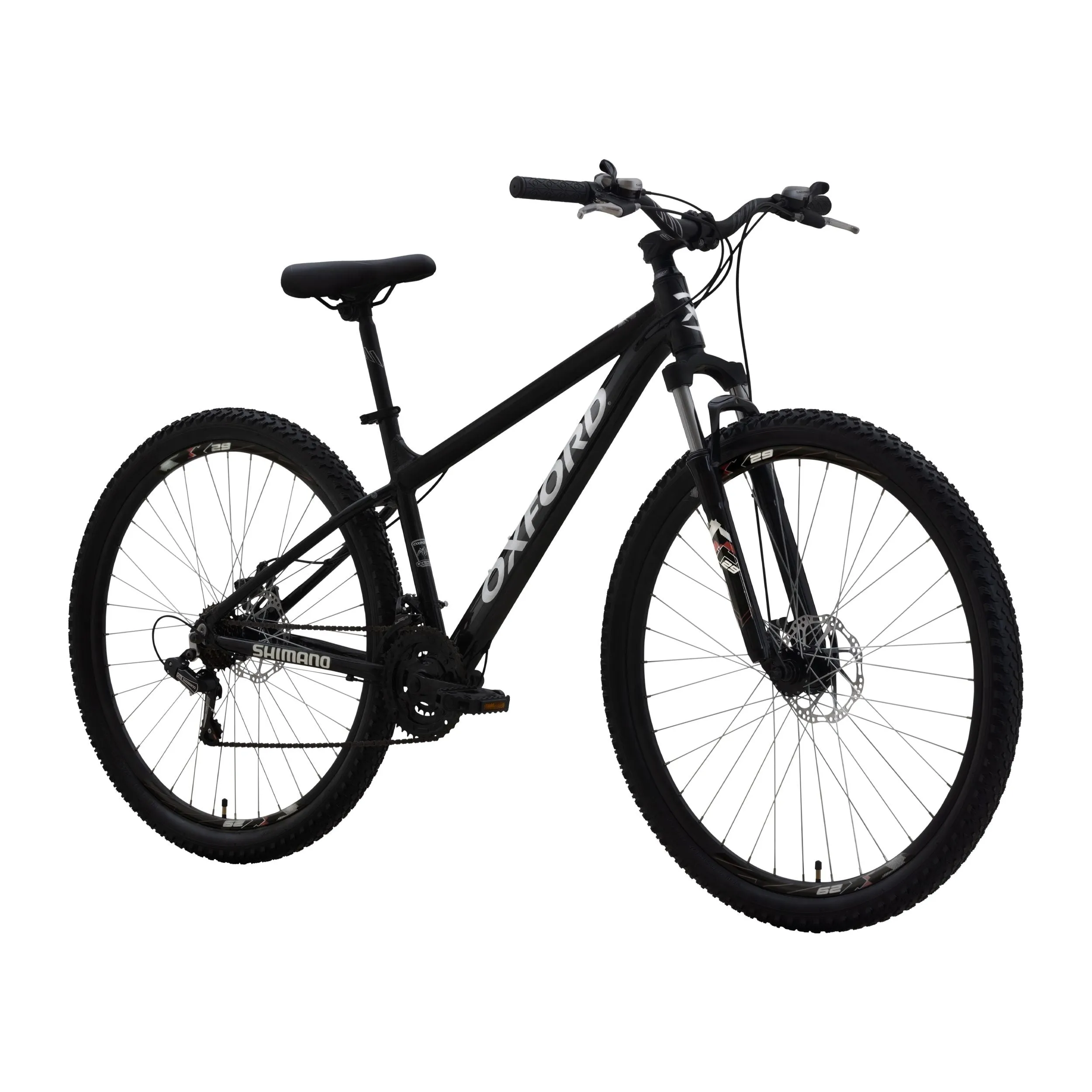 Oxford Bicicleta Everest 21V Negro/Blanco