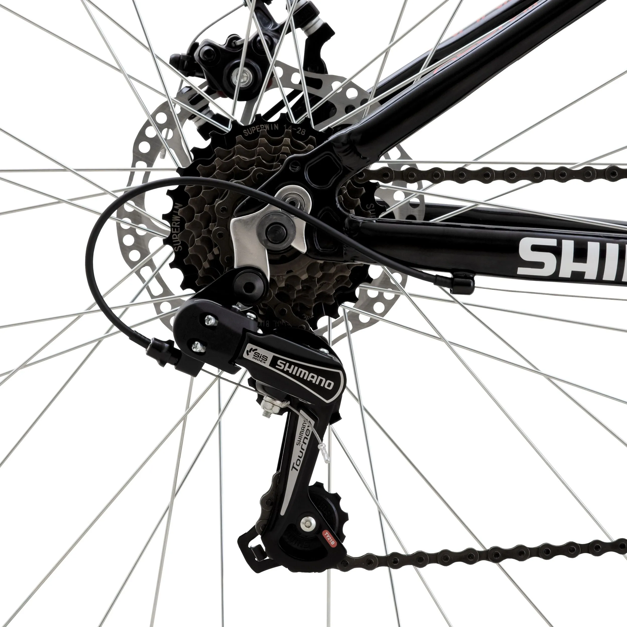 Oxford Bicicleta Everest 21V Negro/Blanco
