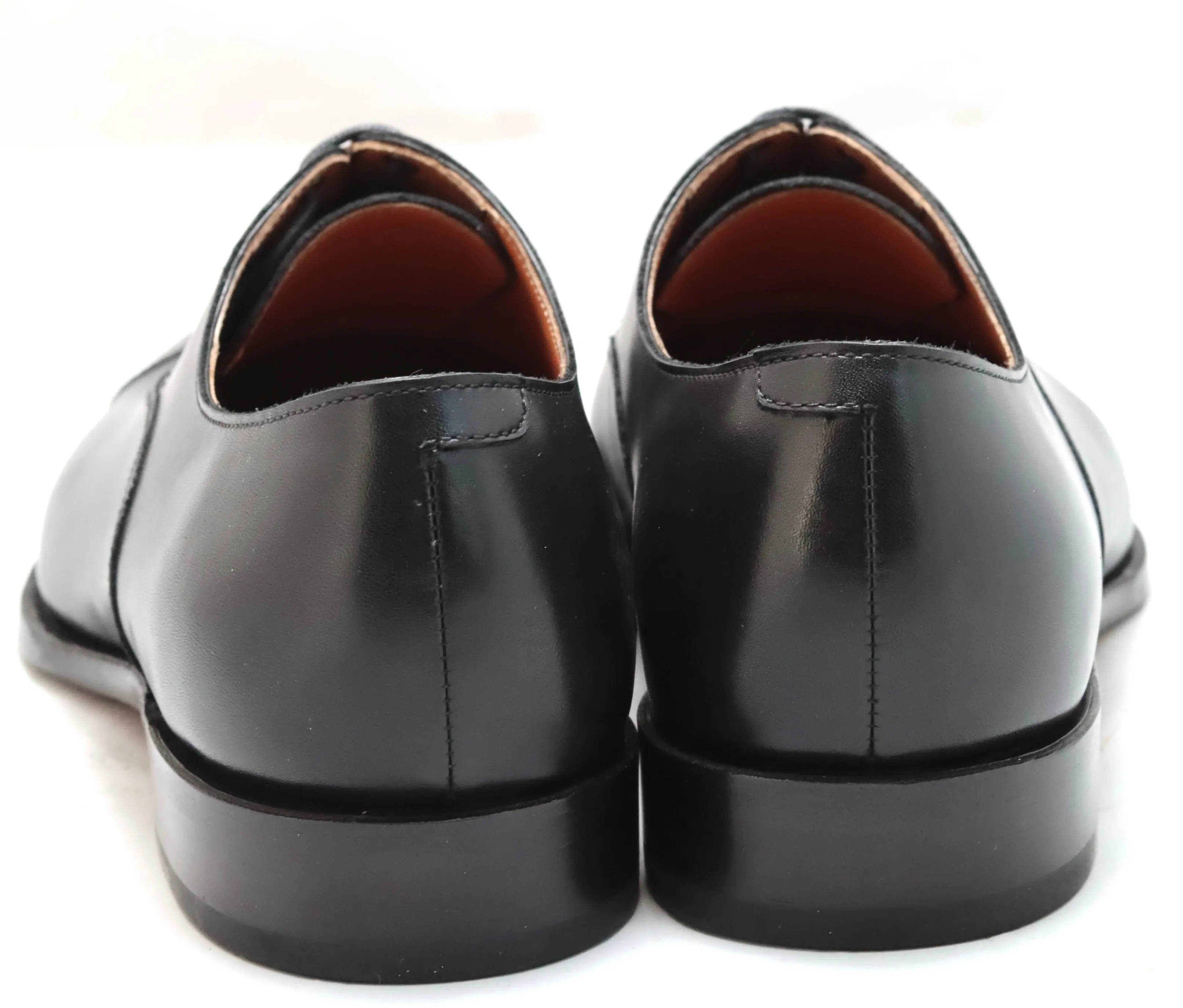 Oxford toecap |  Black  | Calf | wide fit