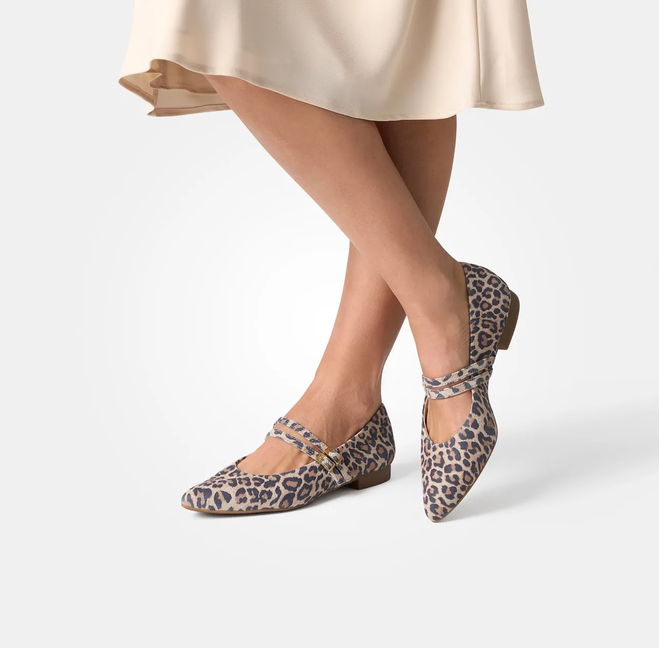 Paul Green - 1022 Leopard Mary Jane