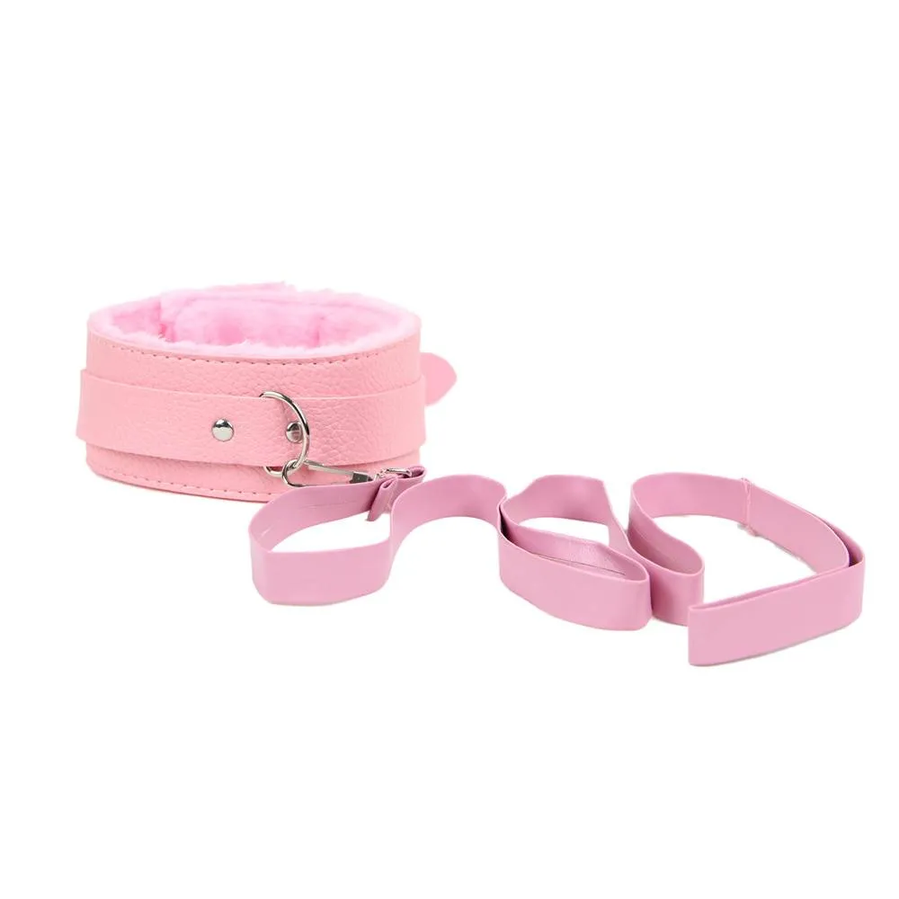 Pink Leather Bondage Adult Sexy Toys Sm Sexy Product BDSM Egypt