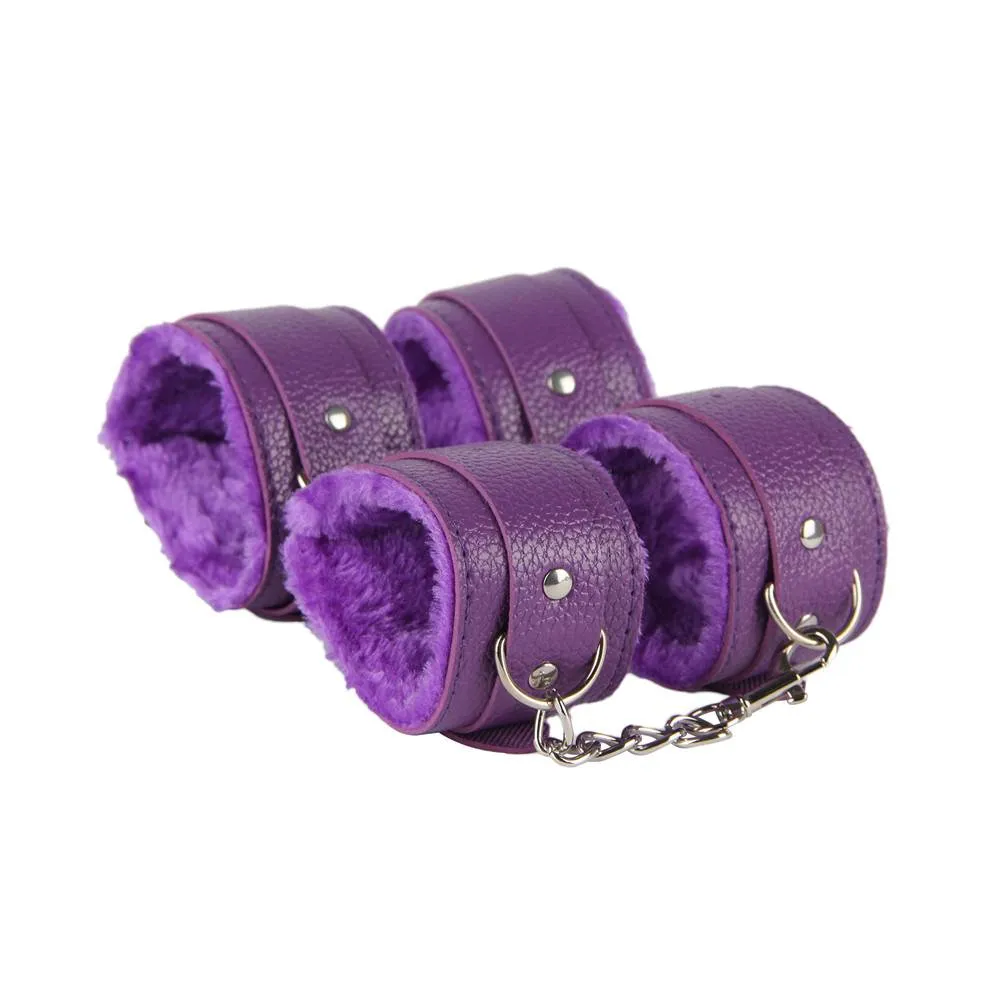 Purple Leather Bondage Adult Sexy Toys Sm Sexy Product BDSM Egypt