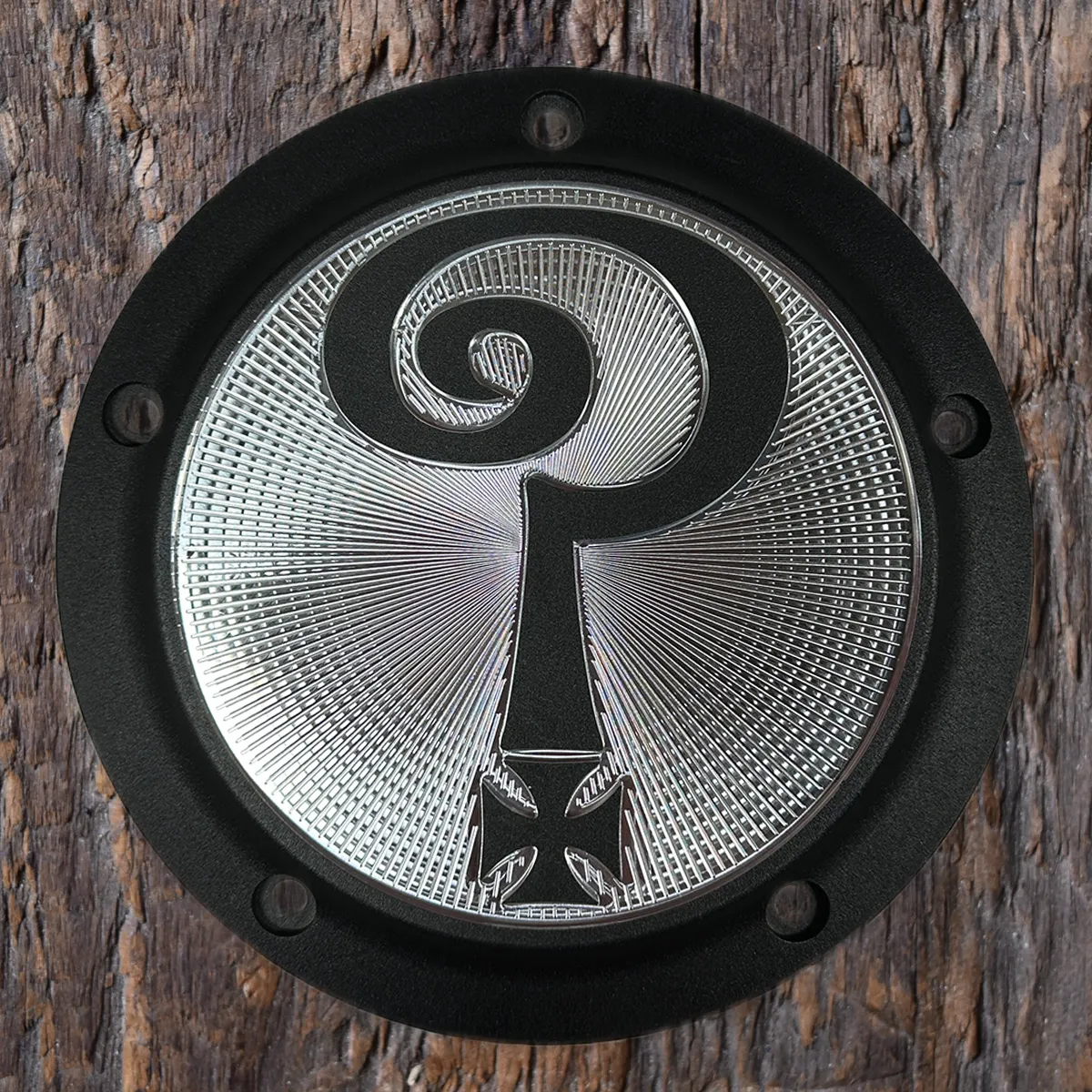 Question Mark M8 Touring Derby Cover - Matte Black