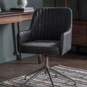 RAY Ebony Swivel Chair