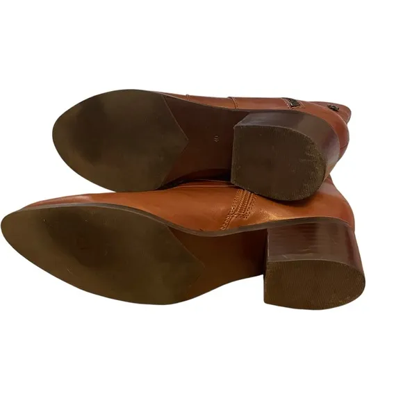 Regarde Le Ciel Brown Leather Booties Boots Size 40 US 9