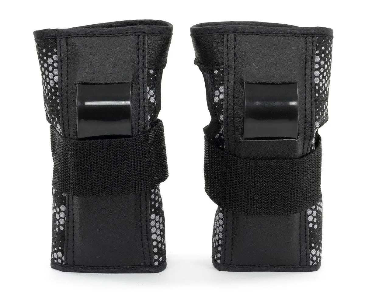 REKD Skateboard Skate Scooter BMX Wrist Guards - Black / Grey