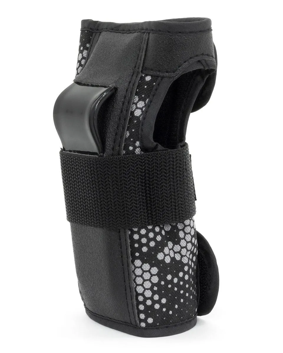 REKD Skateboard Skate Scooter BMX Wrist Guards - Black / Grey