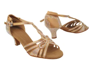 S1008CC 211 Tan Satin_2 inch Heel