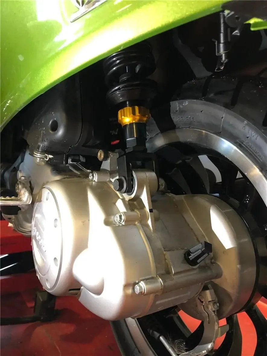 Shock Absorber ZELIONI Black Edition rear | Vespa Primavera/ Sprint 50ccm 2T/4T