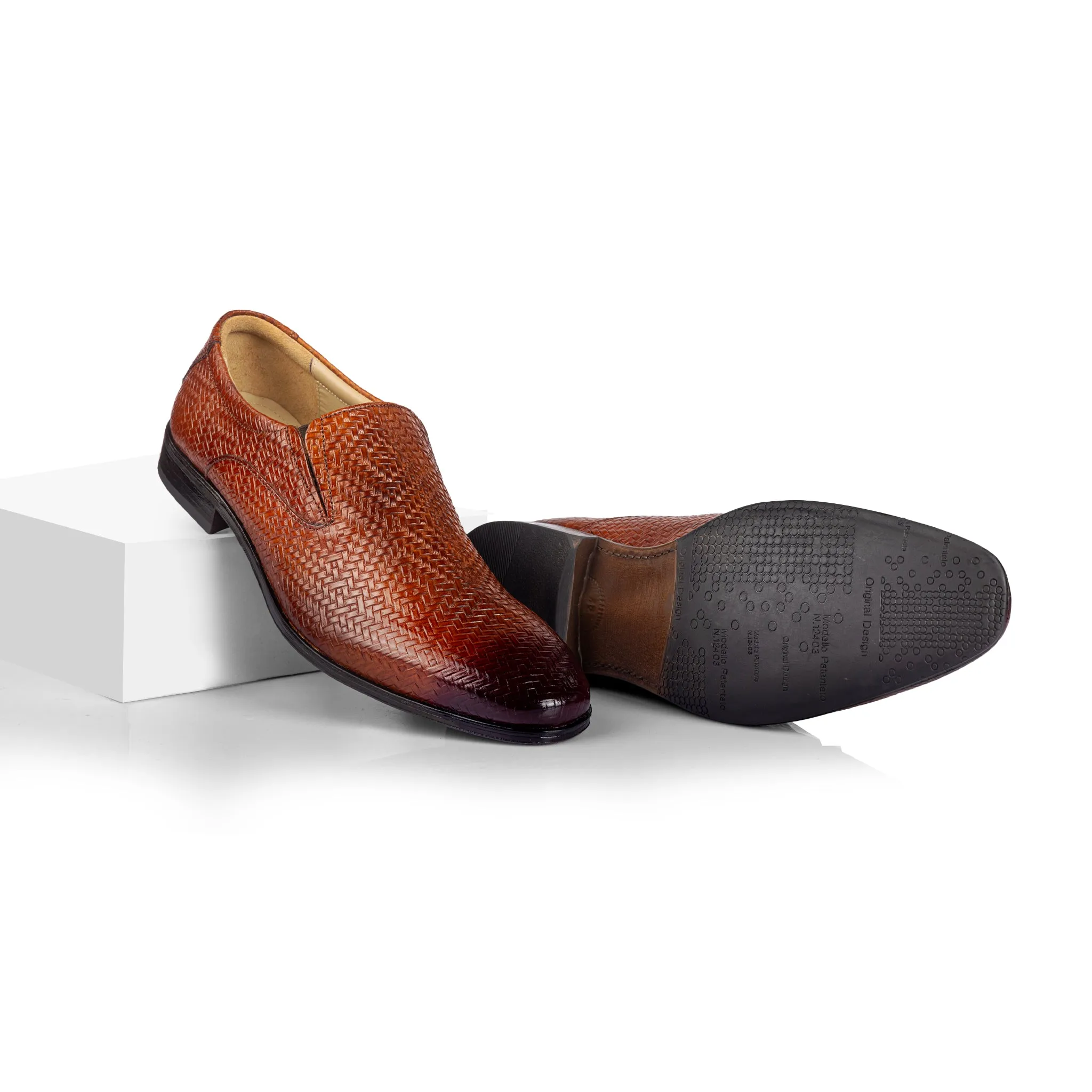 Siena Int. Woven Slipon (Cognac)