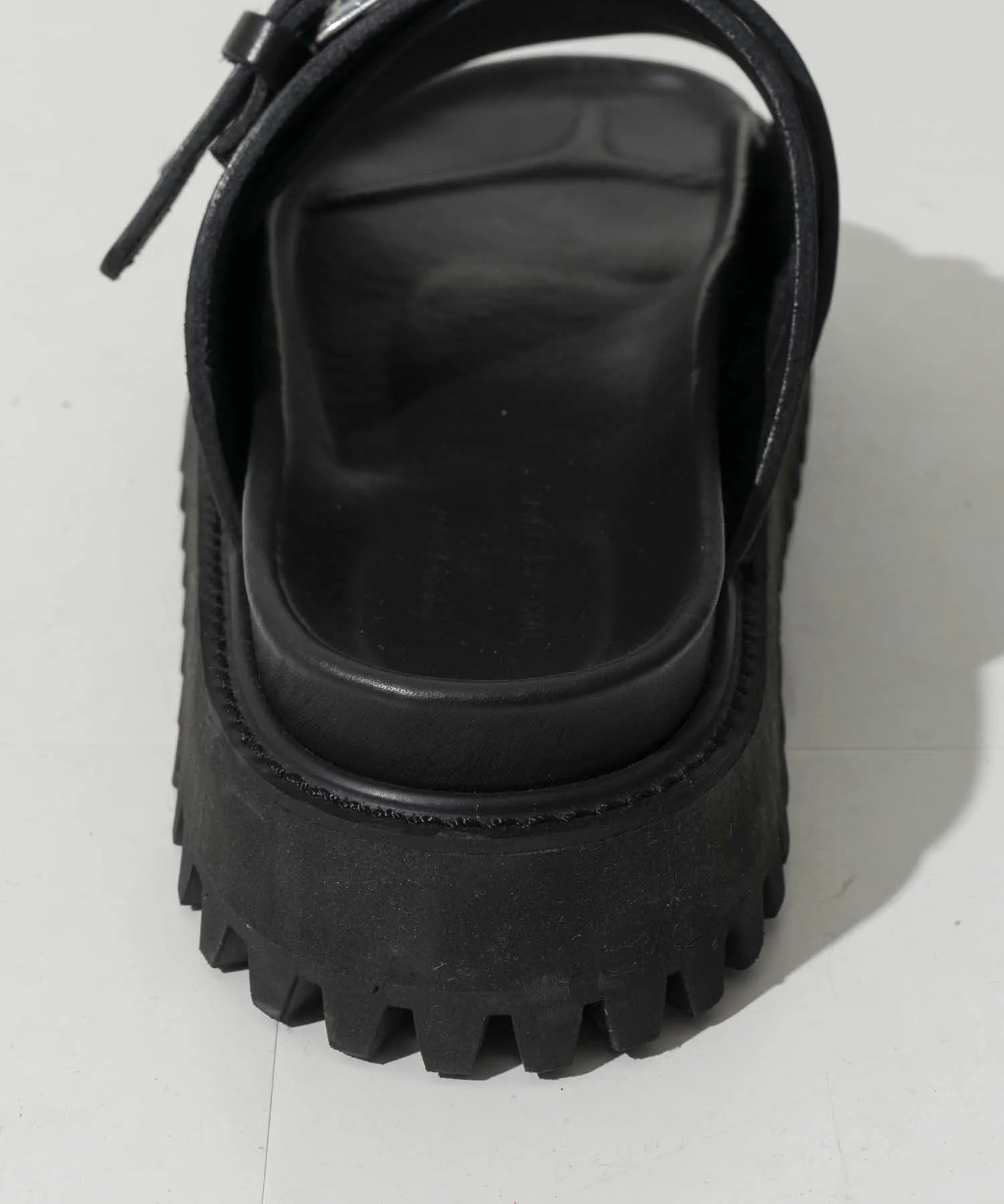 【SPECIAL SHOES FACTORY COLLABORATION】Italian Vibram Sole Double Monk Buckle Sandal Made In TOKYO