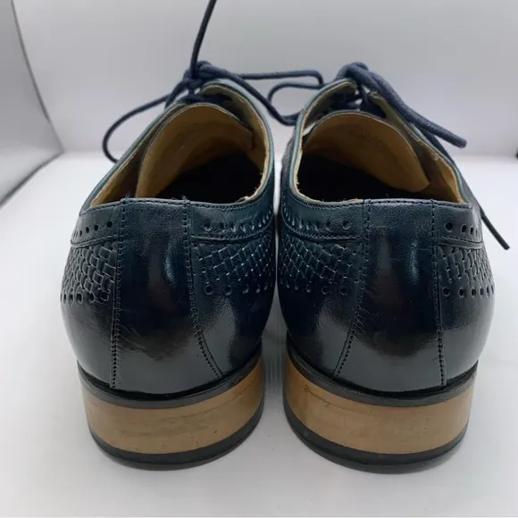 Stacy Adams Platon Men's Oxford size 7.5M basket weave print