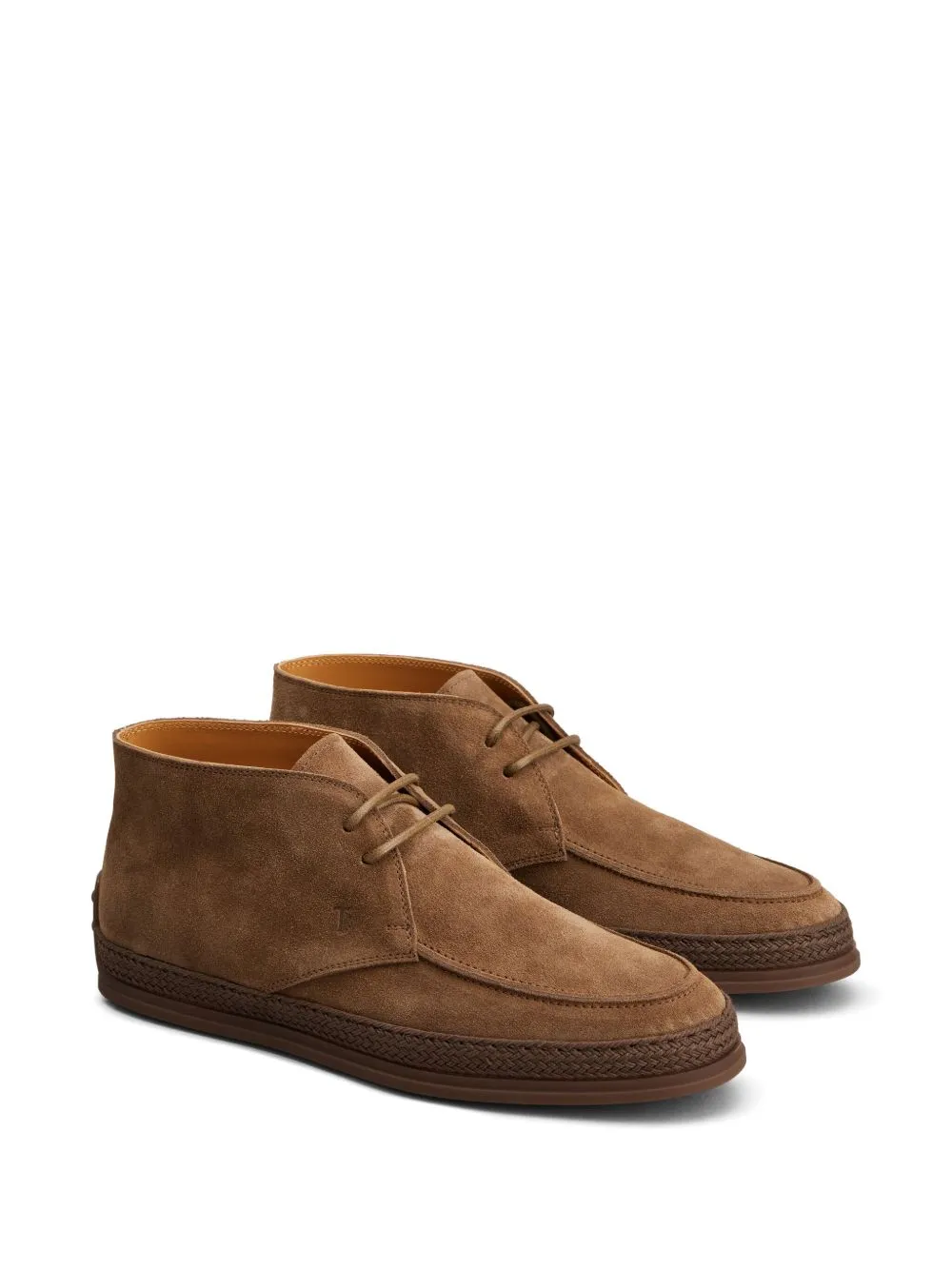 Suede leather ankle boots