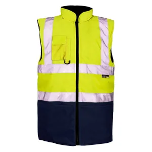 Supertouch Two Tone Bodywarmer Yellow/Navy