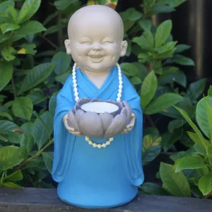 Tealight Holder Monk Statue