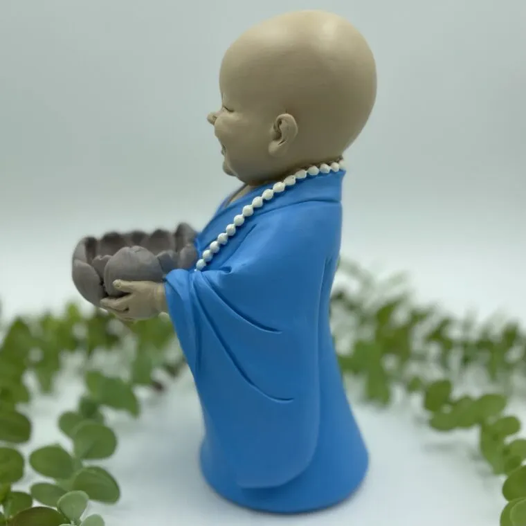 Tealight Holder Monk Statue