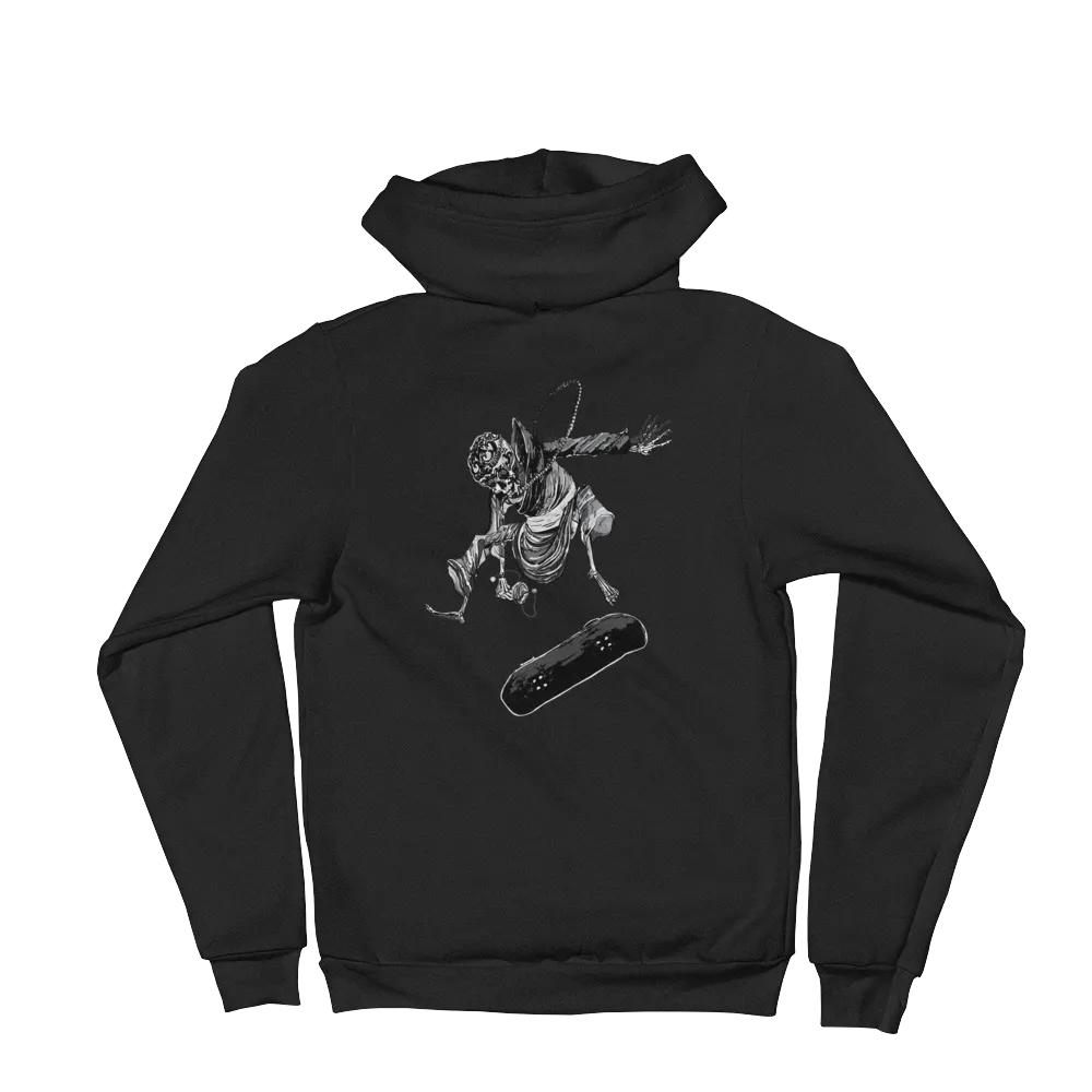 Tibetan Monk Doing Kick Flip Hoodie