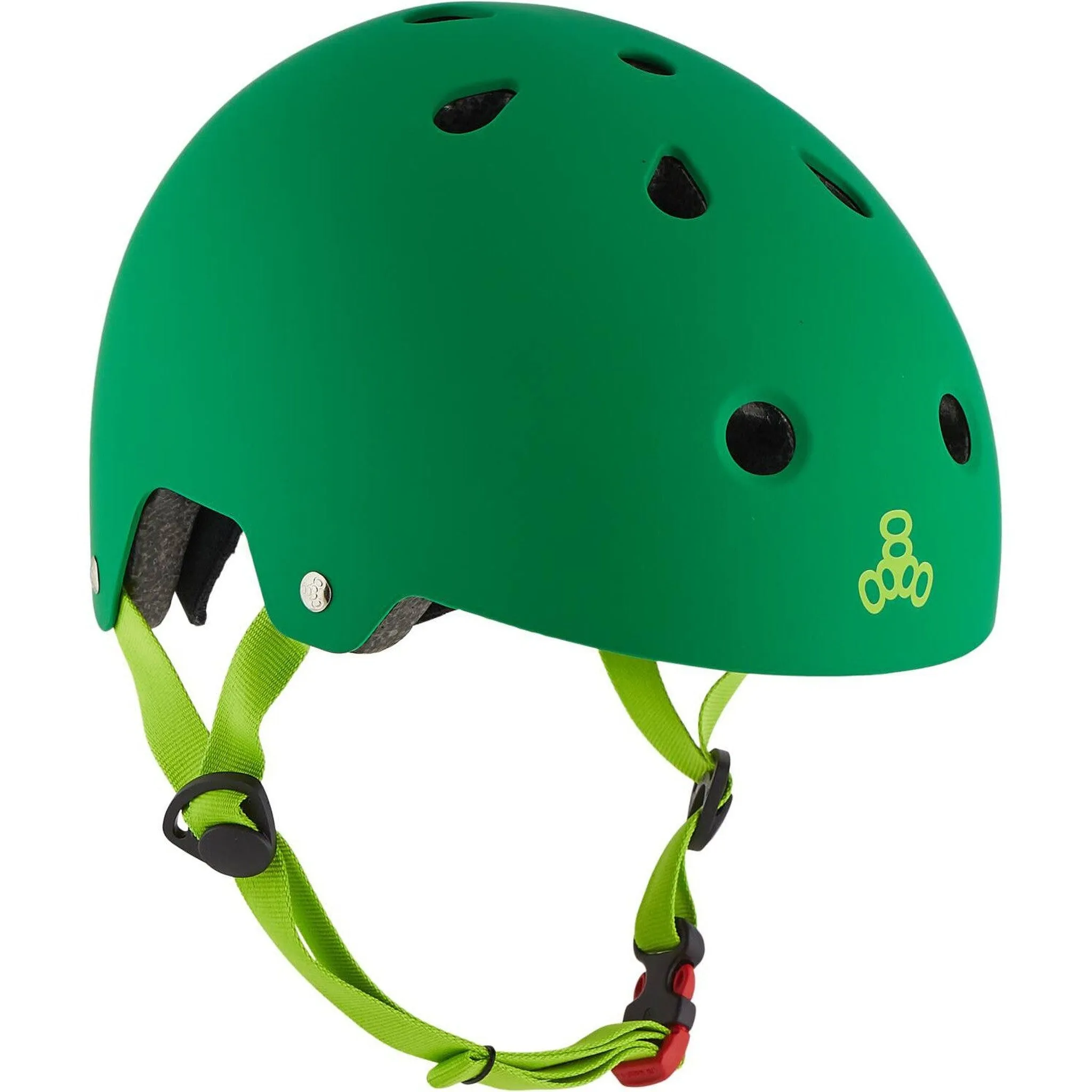 Triple Eight Dual Certified MiPS Skaterhjelm - Green