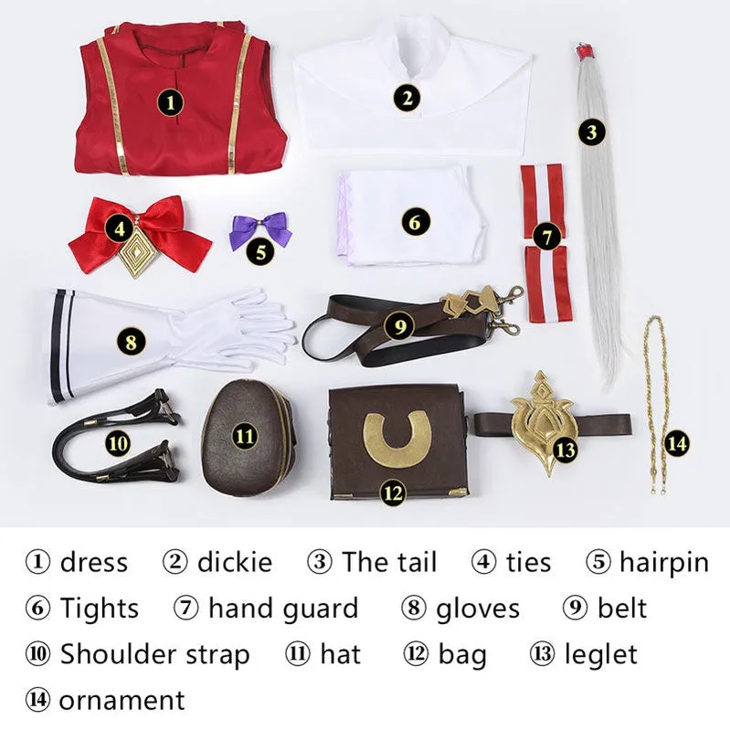 Uma Musume Pretty Derby Gold Ship Uniform Cosplay Costumes