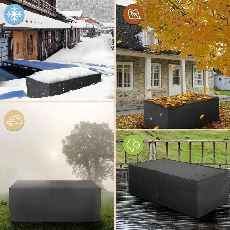 Waterproof Outdoor Furniture Cover For Garden Table And Chairs - 230X165X80Cm