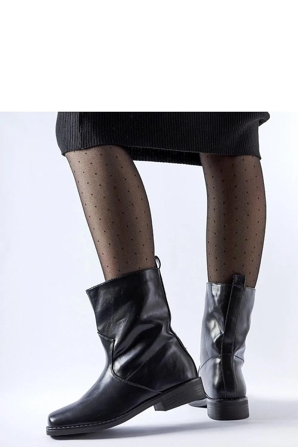 White ankle boots