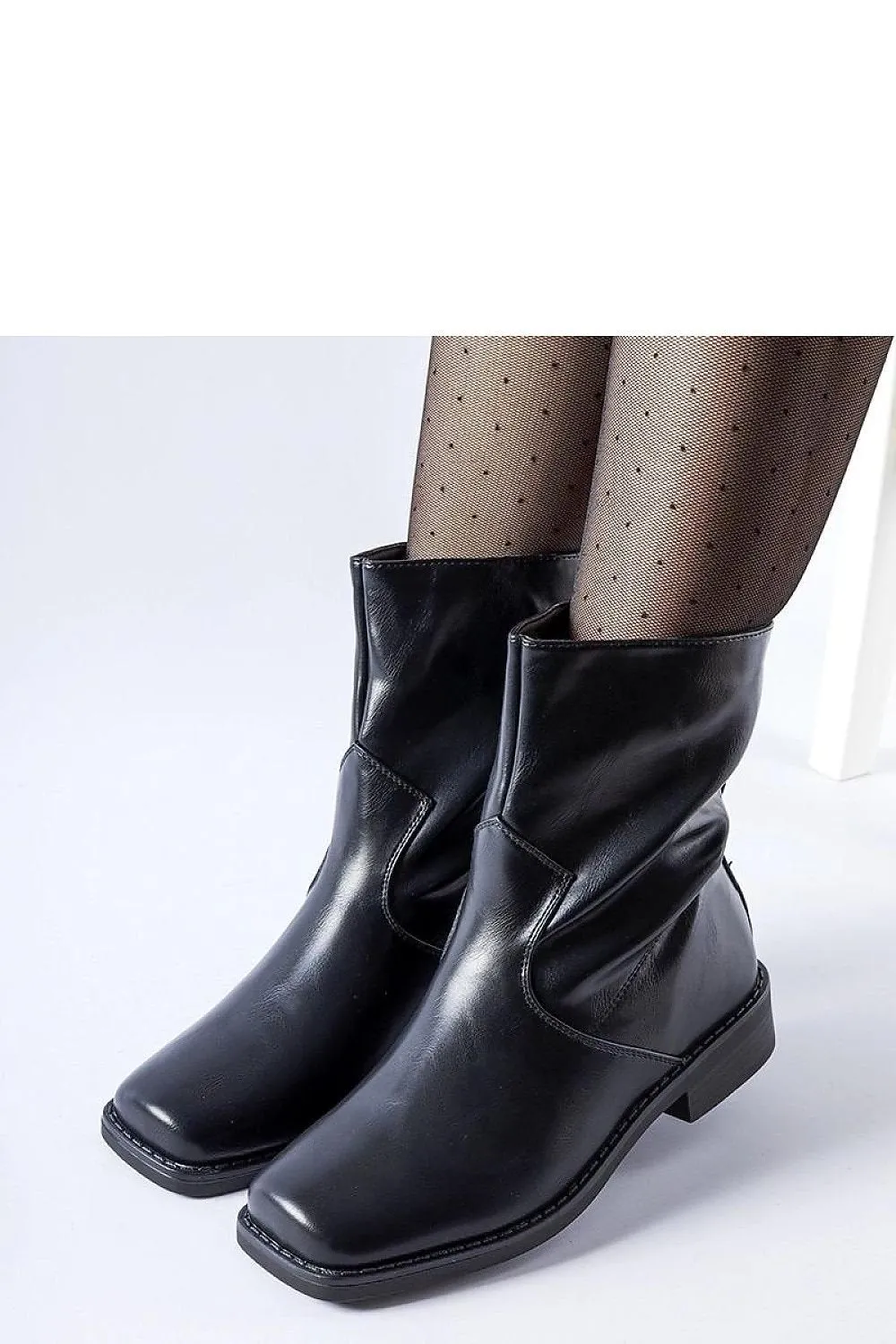 White ankle boots