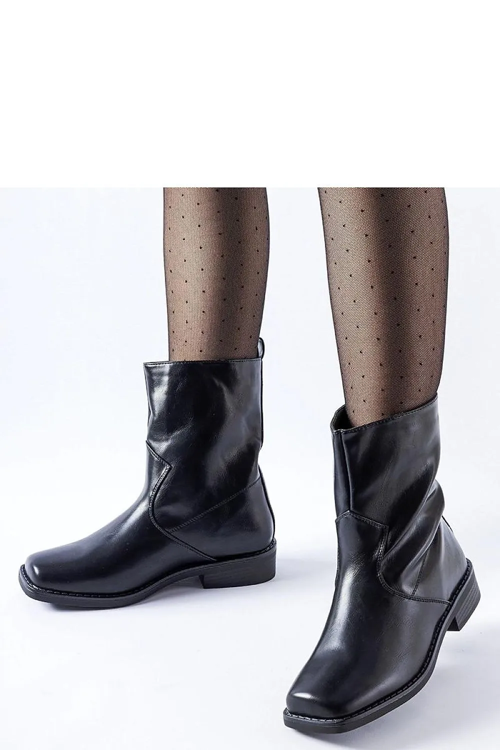 White ankle boots