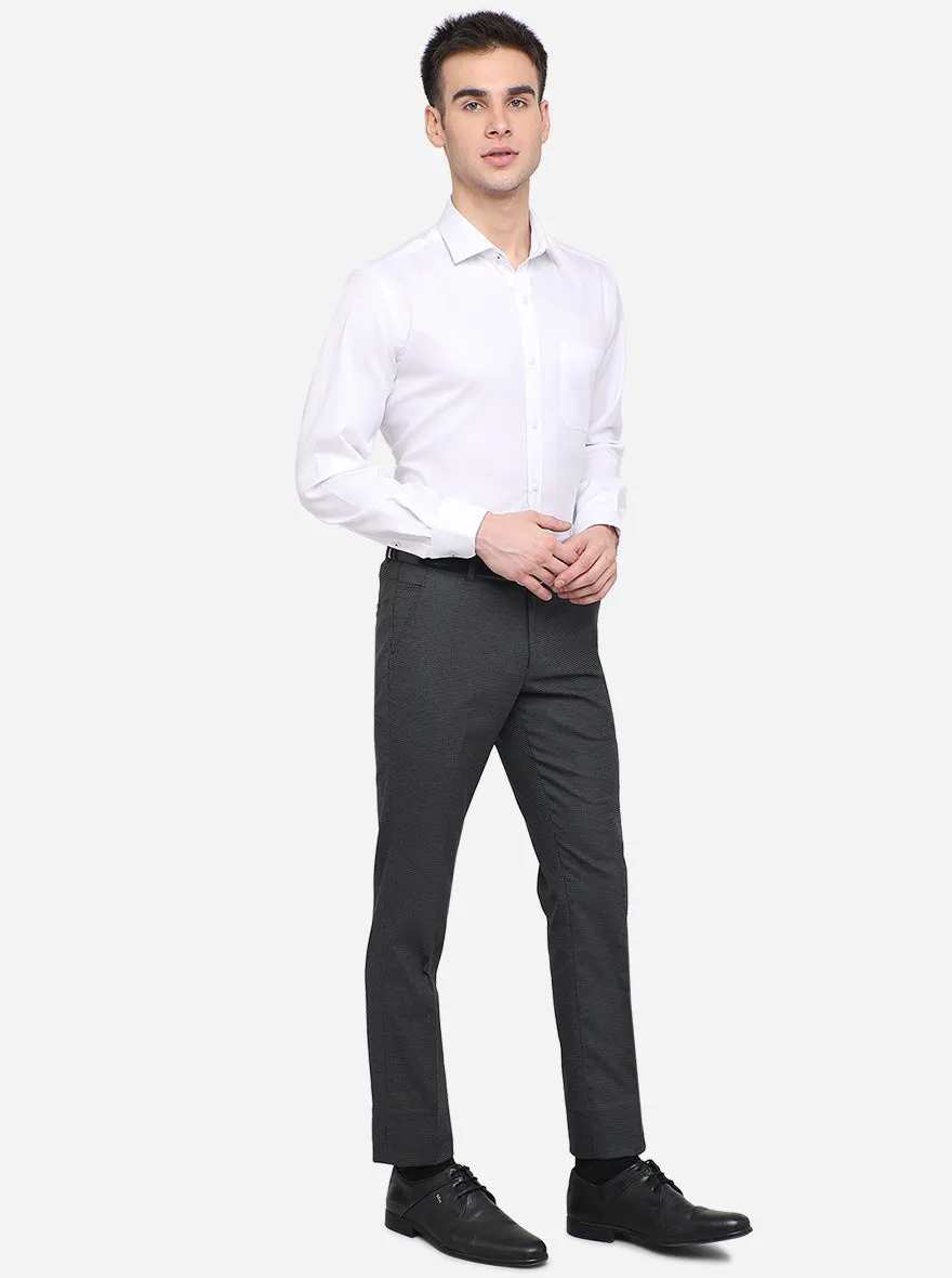 White Solid Regular Fit Formal Shirt | Greenfibre