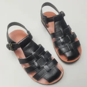 Women Summer Breathable Leather Sandals Woven Shoes