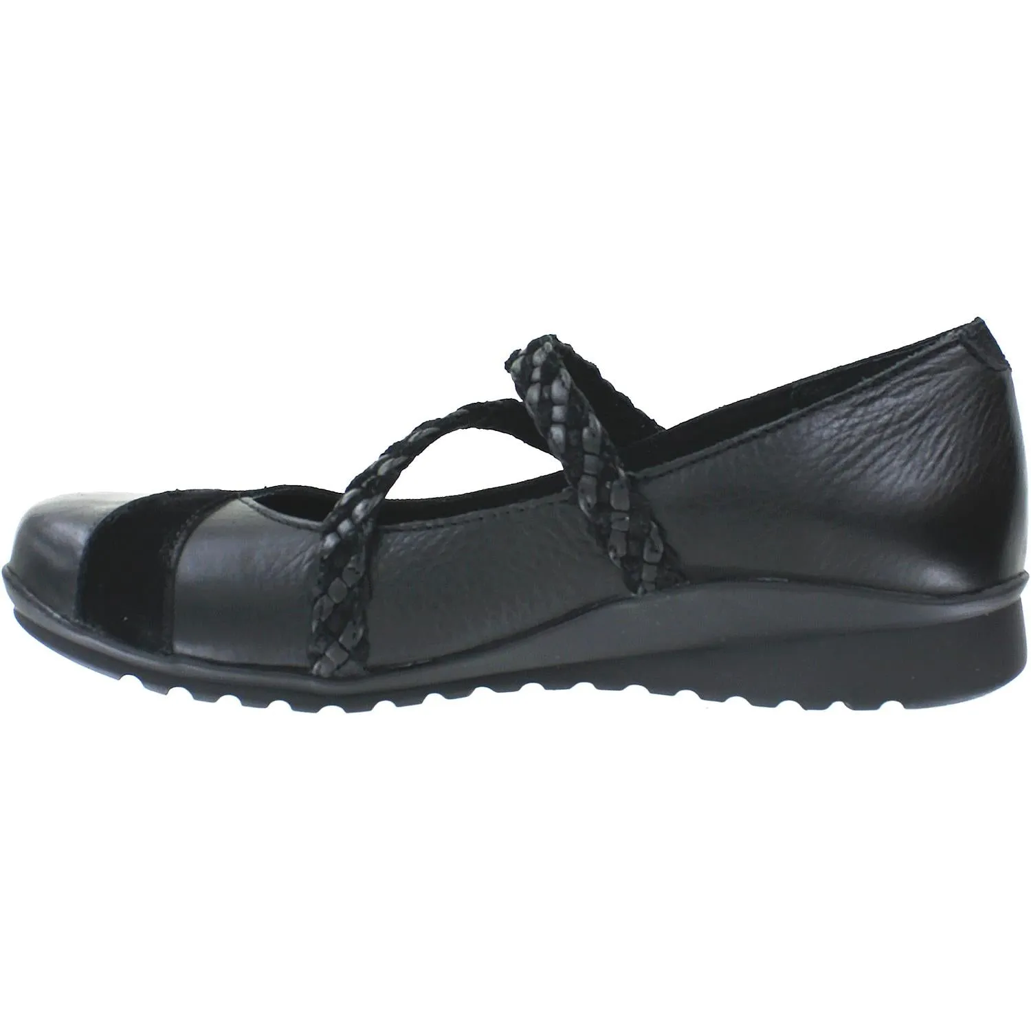 Women's Aetrex Ada Black Leather