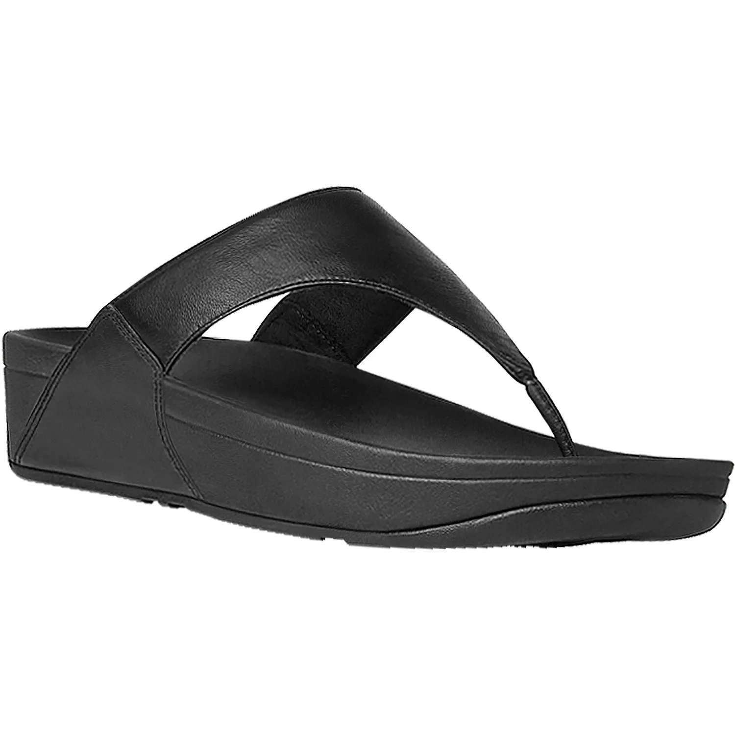 Women's FitFlop Lulu Black Leather