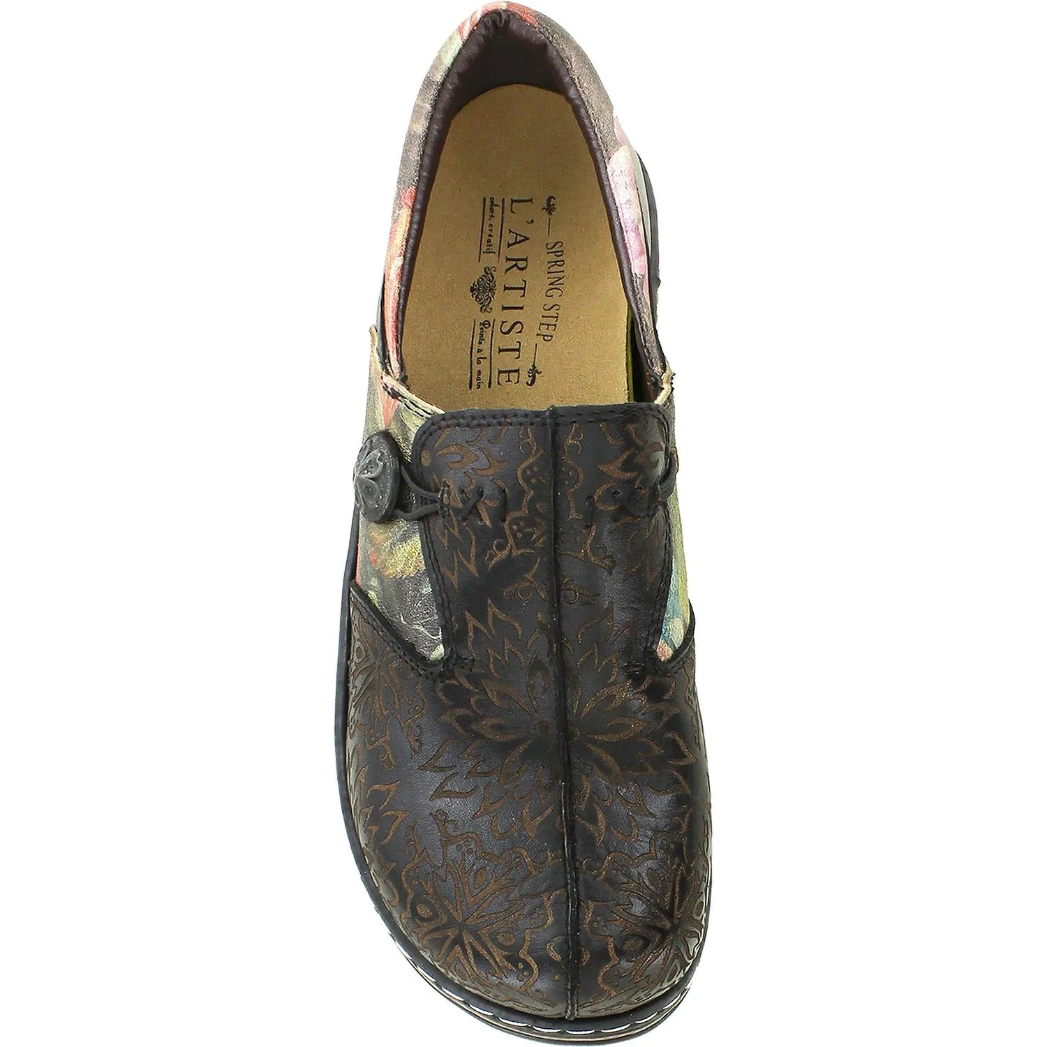 Women's L'Artiste by Spring Step Flames Black Leather