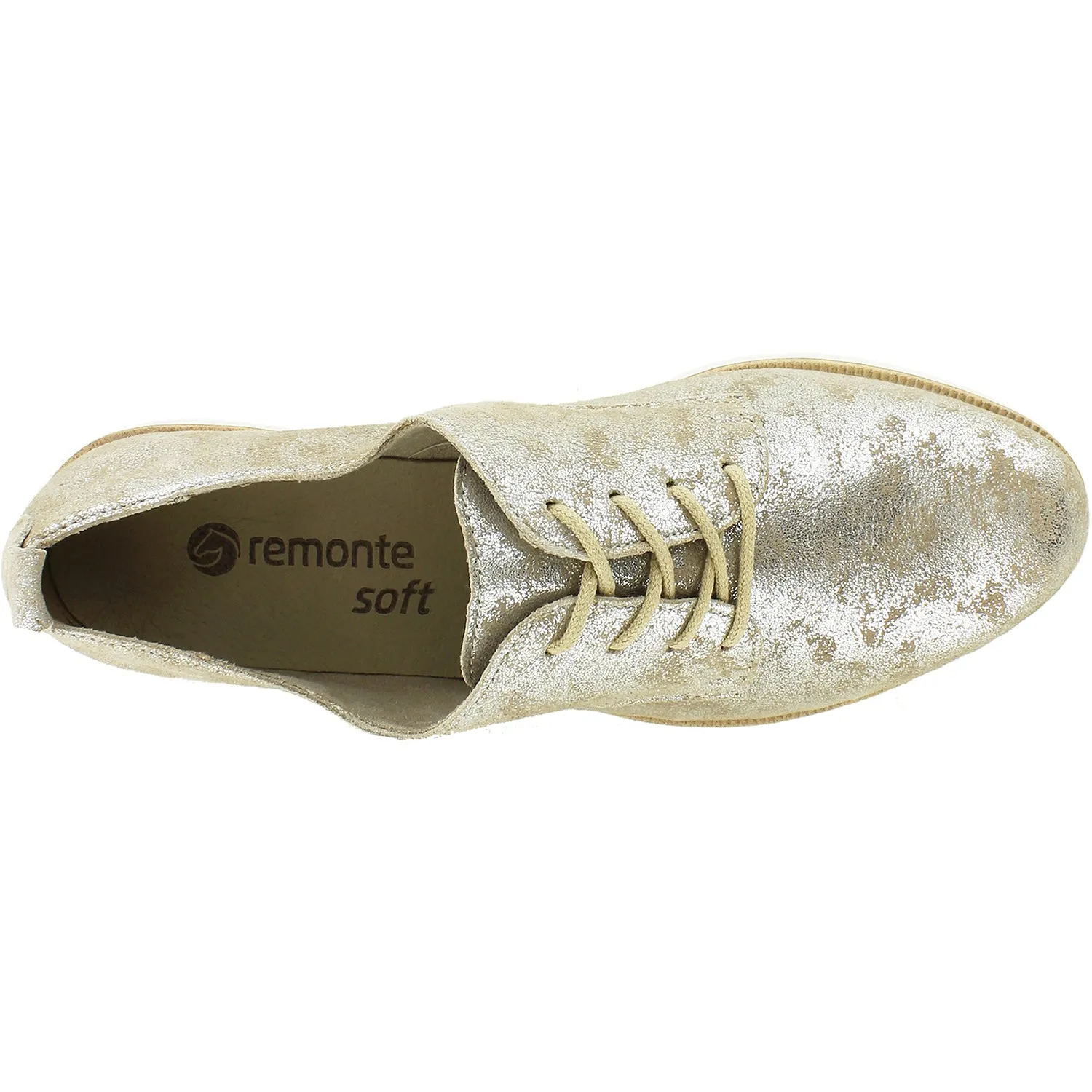 Women's Remonte R0400-60 Kennya 00 Beige/Silver Leather