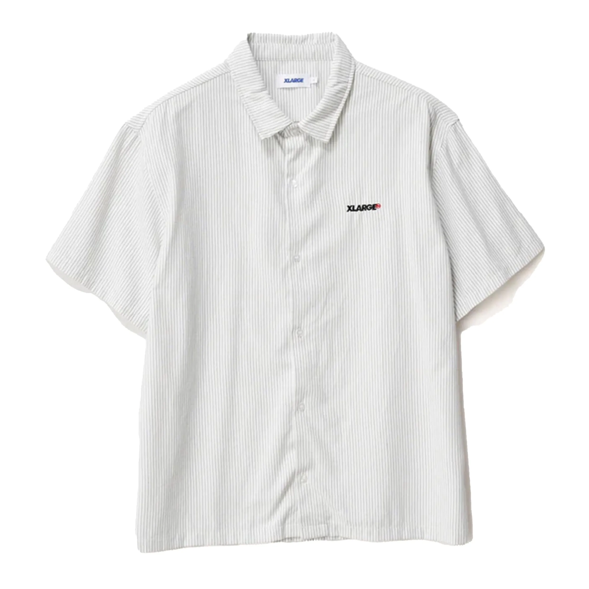 XLARGE 91 OXFORD SS SHIRT TRUE WHITE BLACK