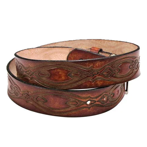 XM-5501 Brown Leather Belt